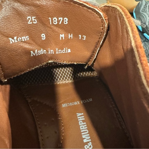 Johnston & Murphy Men’s Copeland Suede Rust Orange Size 9 Chukka Boots main image 6